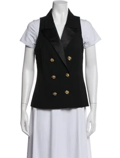 Pre-owned L'agence Vest In Black