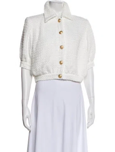 Pre-owned L'agence Vest In White