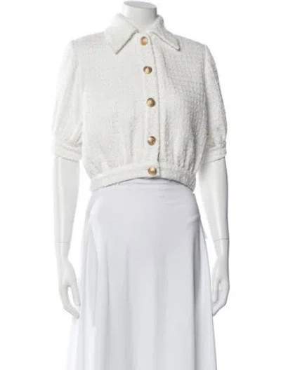 Pre-owned L'agence Vest In White