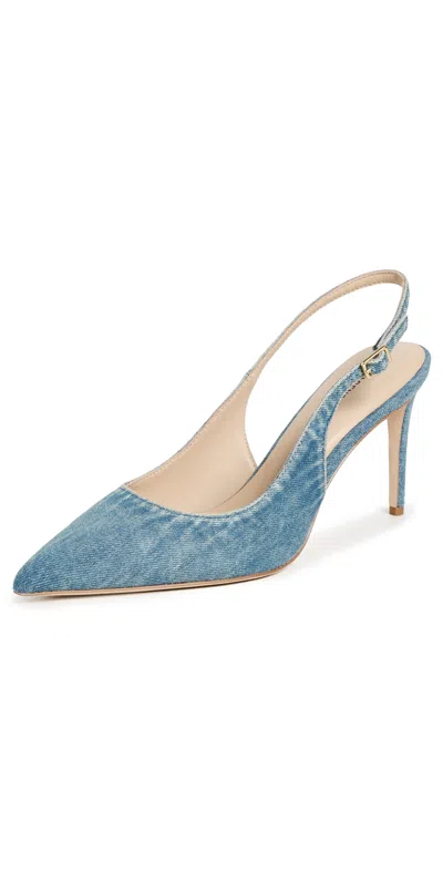 L'agence Vichy Shoes Denim In Blue