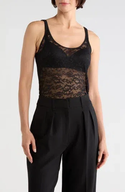 L'agence Vinka Lace Tank In Black