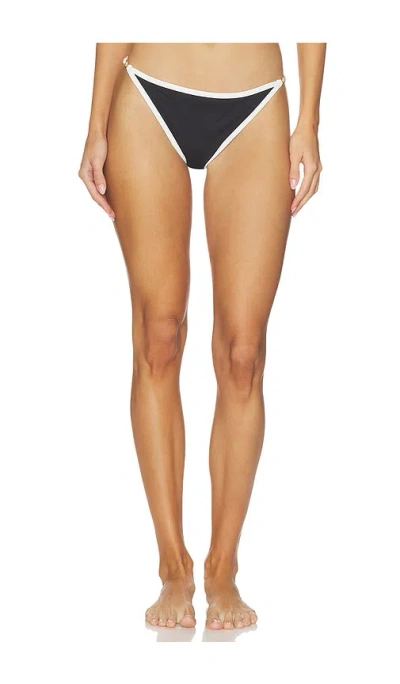 L'AGENCE VIOLET STRING HIPSTER BIKINI BOTTOM