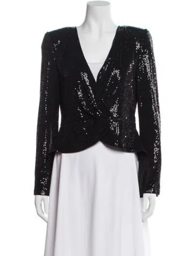Pre-owned L'agence V-neck Long Sleeve Top W/ Tags In Multi