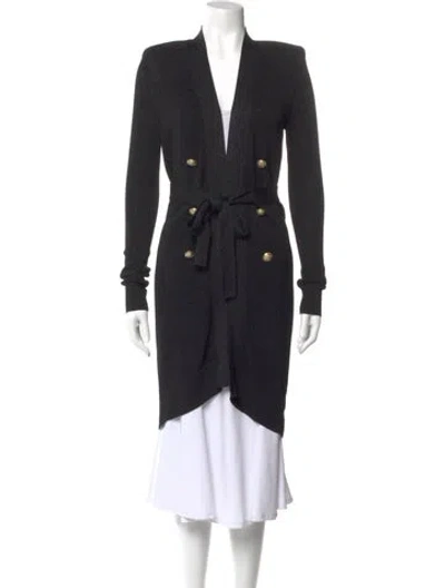 Pre-owned L'agence V-neck Sweater In Black