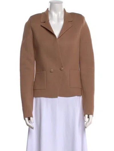 Pre-owned L'agence V-neck Sweater In Neutral