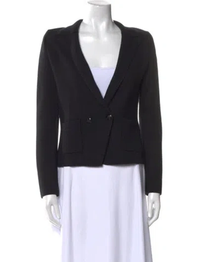 Pre-owned L'agence V-neck Sweater W/ Tags In Blue