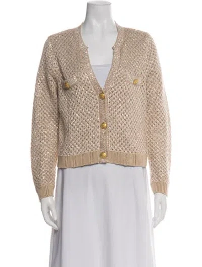 Pre-owned L'agence V-neck Sweater W/ Tags In Green