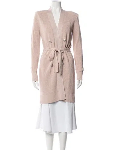 Pre-owned L'agence V-neck Sweater W/ Tags In Neutral
