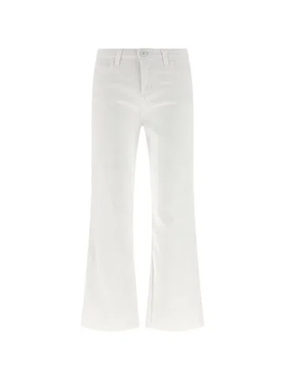 L'agence Wanda Flared Jeans In White