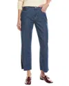 L'agence Wanda High-rise Crop Wide Leg Pant In Blue