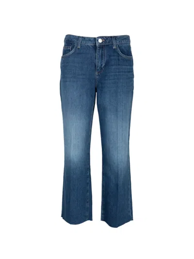 L'agence Wanda Wide-leg Jeans In Blue