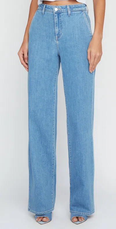L'agence Weston Trouser In Belize In Blue