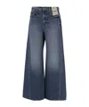 L'agence Wide-leg Jeans In Blue