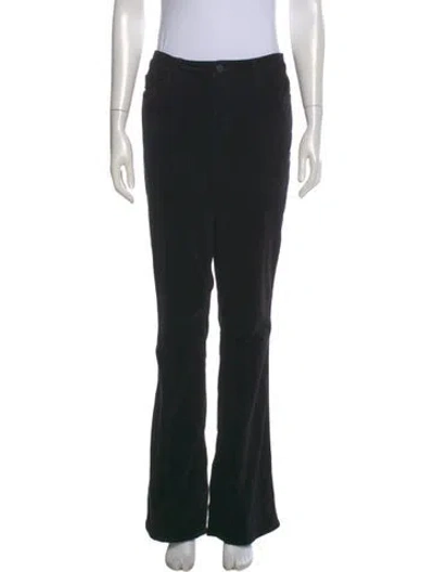 Pre-owned L'agence Wide Leg Pants In Black