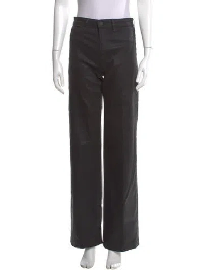 Pre-owned L'agence Wide Leg Pants In Black