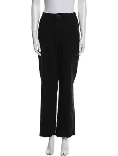 Pre-owned L'agence Wide Leg Pants In Black