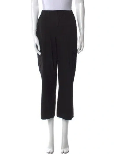 Pre-owned L'agence Wide Leg Pants In Black