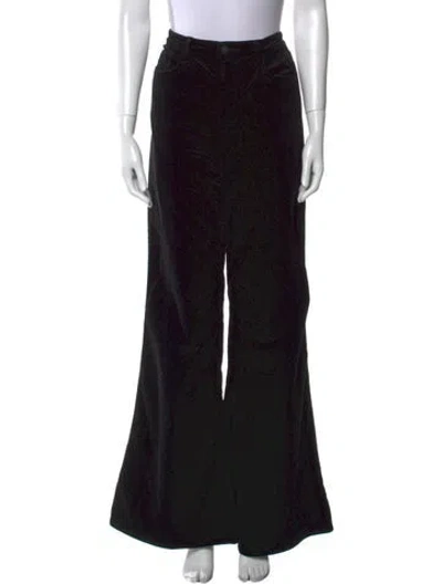 Pre-owned L'agence Wide Leg Pants In Black