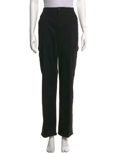 Pre-owned L'agence Wide Leg Pants In Black