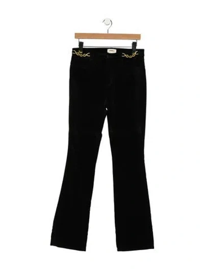 Pre-owned L'agence Wide Leg Pants In Black