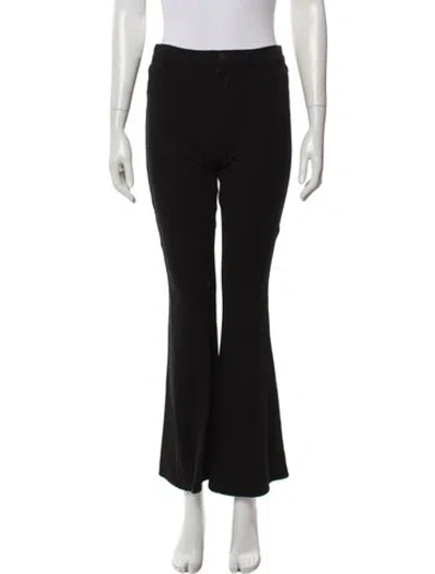 Pre-owned L'agence Wide Leg Pants In Black
