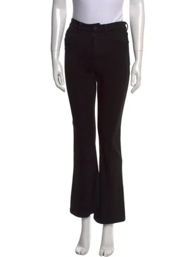 Pre-owned L'agence Wide Leg Pants In Black