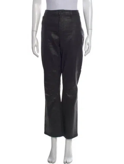Pre-owned L'agence Wide Leg Pants In Black