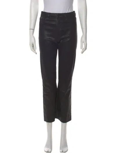 Pre-owned L'agence Wide Leg Pants In Black