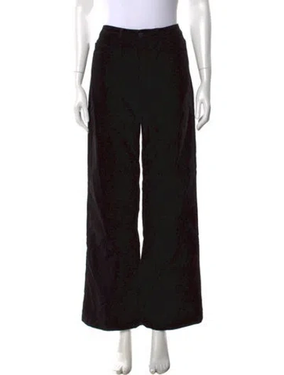 Pre-owned L'agence Wide Leg Pants In Black