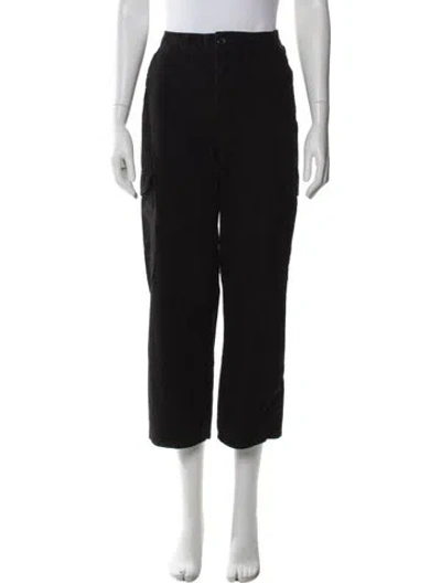 Pre-owned L'agence Wide Leg Pants In Black