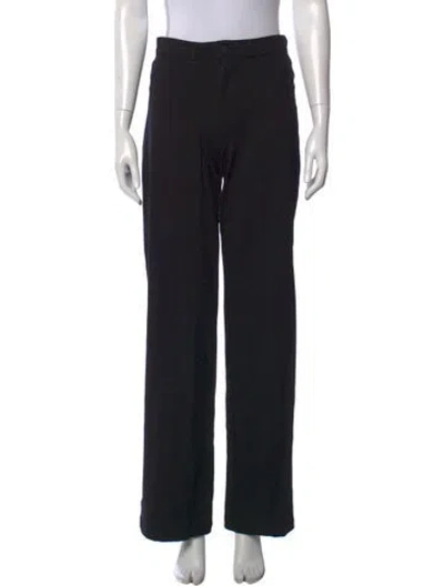 Pre-owned L'agence Wide Leg Pants In Black