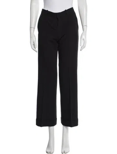 Pre-owned L'agence Wide Leg Pants In Black