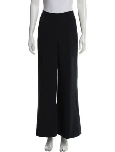 Pre-owned L'agence Wide Leg Pants In Black