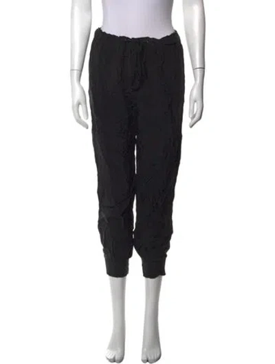 Pre-owned L'agence Wide Leg Pants In Black