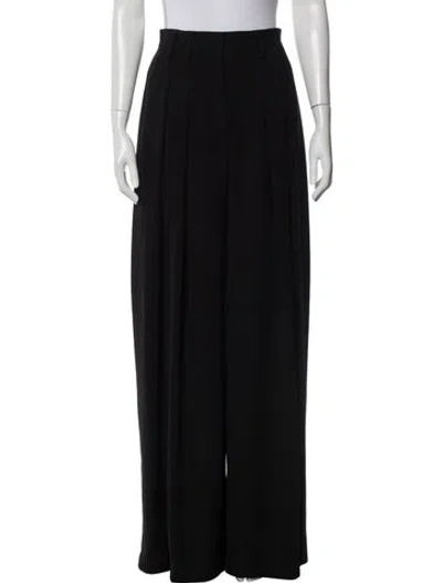 Pre-owned L'agence Wide Leg Pants In Black
