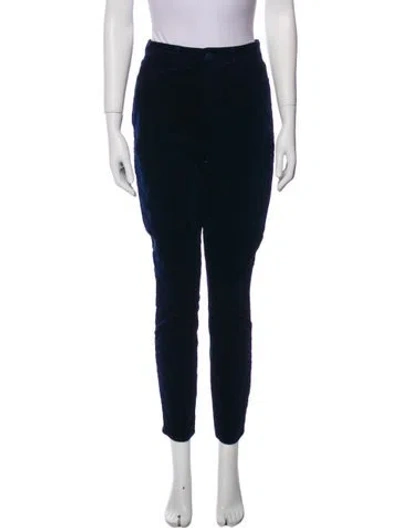 Pre-owned L'agence Wide Leg Pants In Blue