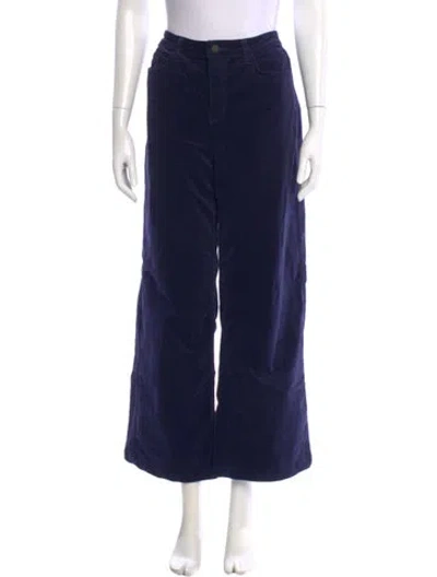 Pre-owned L'agence Wide Leg Pants In Blue