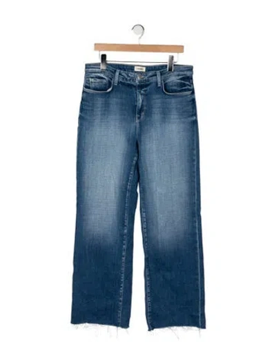 Pre-owned L'agence Wide Leg Pants In Blue
