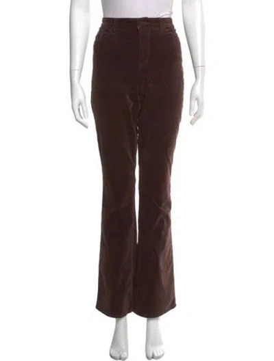 Pre-owned L'agence Wide Leg Pants In Brown