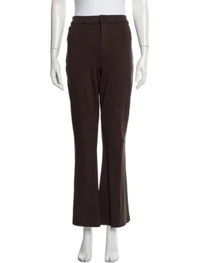 Pre-owned L'agence Wide Leg Pants In Brown