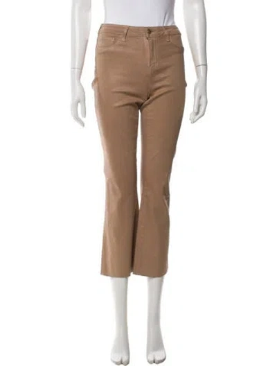 Pre-owned L'agence Wide Leg Pants In Brown