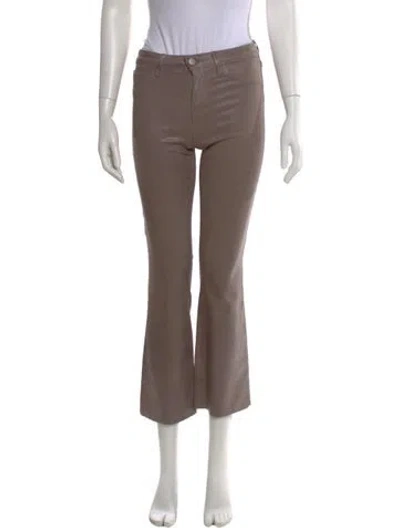 Pre-owned L'agence Wide Leg Pants In Brown