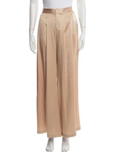 Pre-owned L'agence Wide Leg Pants In Brown