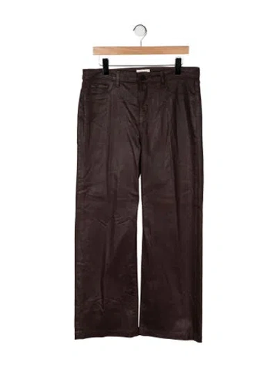 Pre-owned L'agence Wide Leg Pants In Brown