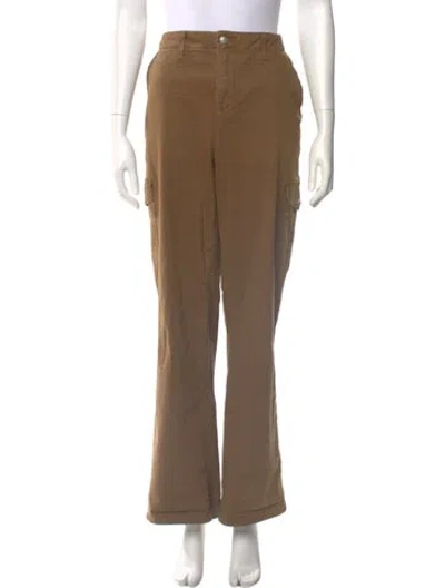 Pre-owned L'agence Wide Leg Pants In Green