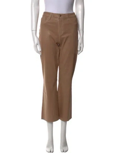 Pre-owned L'agence Wide Leg Pants In Neutral