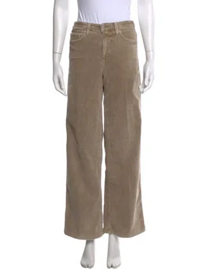 Pre-owned L'agence Wide Leg Pants In Neutral