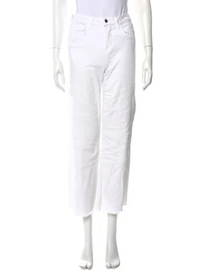 Pre-owned L'agence Wide Leg Pants In Neutral