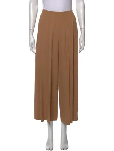 Pre-owned L'agence Wide Leg Pants In Neutrals