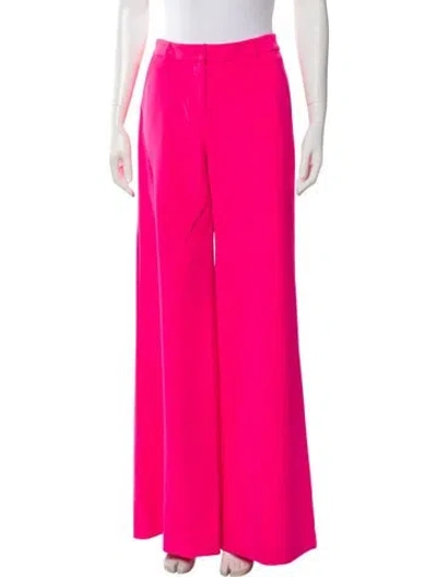 Pre-owned L'agence Wide Leg Pants In Pink